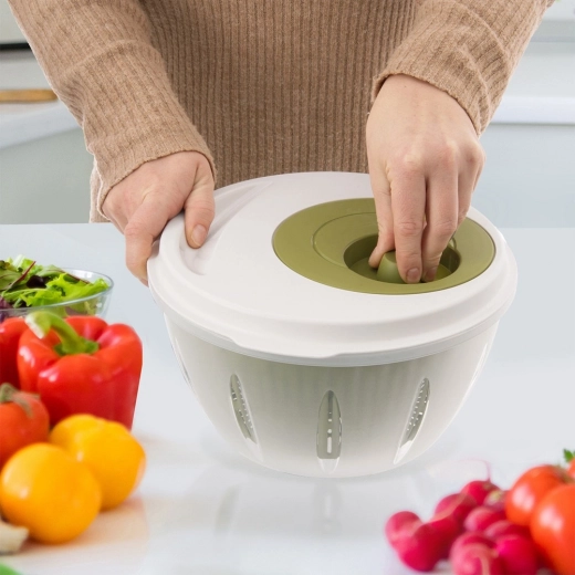 Hurtig og effektiv tørring af salat