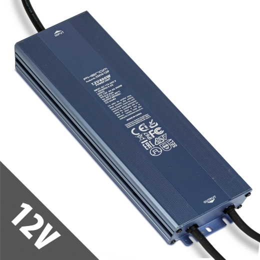 Stabiliseret switching-strømforsyning 12 V DC 400 W IP67