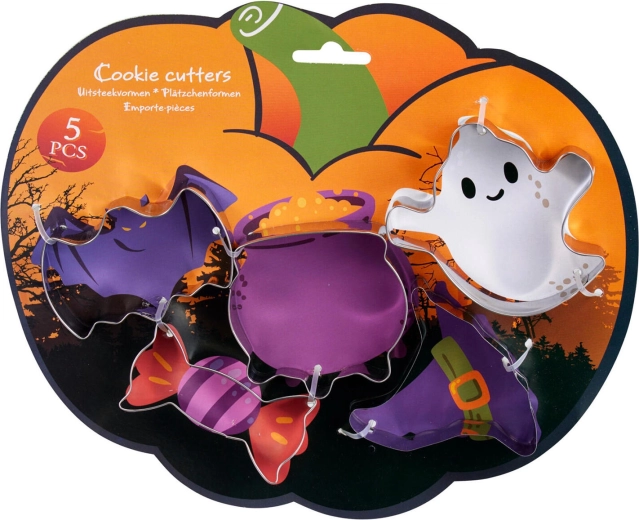 5 Halloween-motiver i ét sæt