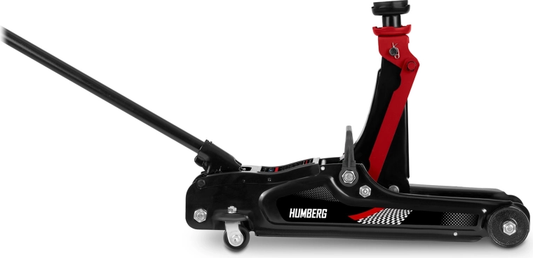 Nem håndtering takket være 360° hjul og lang løftestang