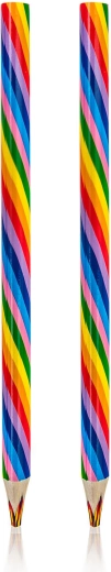 Flerfarvede jumbo farveblyanter (2 stk.)