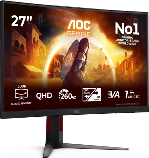 260 Hz og 1 ms for ekstremt flydende gaming-ydelse
