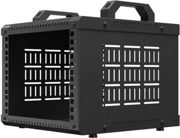 Åbent rack 10" 4U 280 × 300 mm sort Lanberg - 1 stk