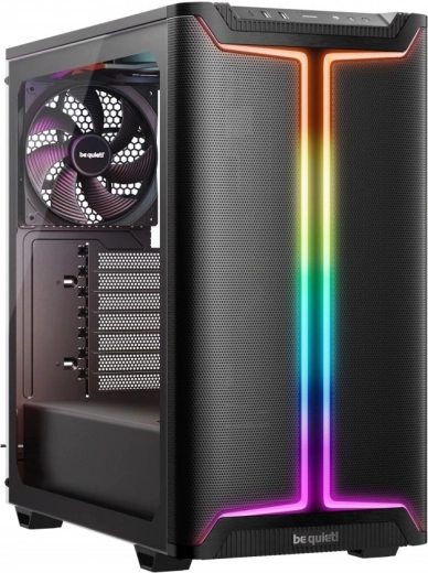 be quiet! Pure Base 501 DX sort – kompakt ATX-kabinet med høj luftgennemstrømning