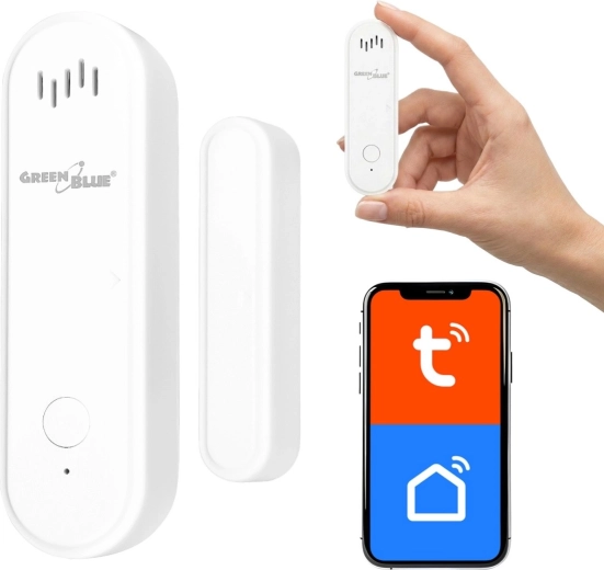 Trådløs sensor til åbning af døre og vinduer GreenBlue – 1 stk.