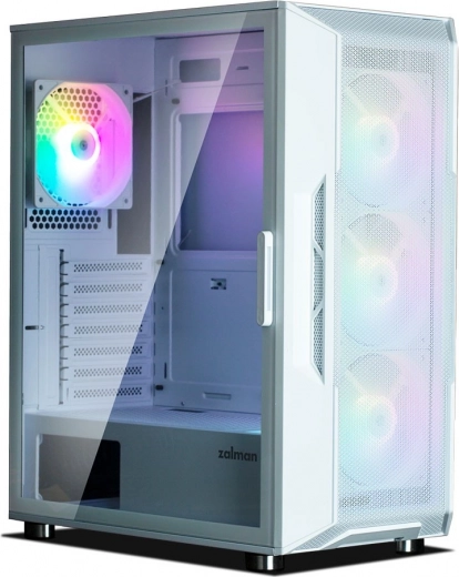 Hvid computerkasse I3 Neo ATX Mid Tower RGB