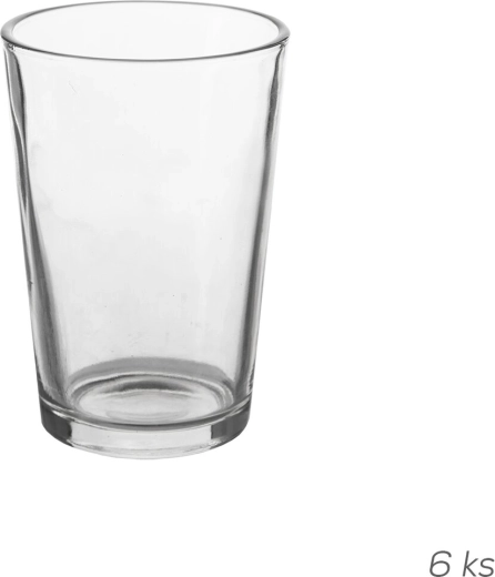 Sæt glas 200 ml, 6 stk
