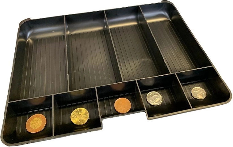 Praktisk møntbakke