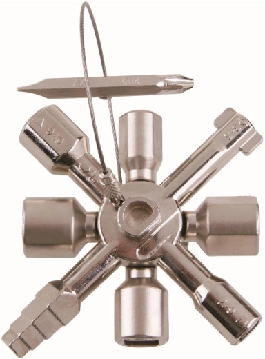 Universelnøgle til fordelingsskabe med bit UNIKEY DB1