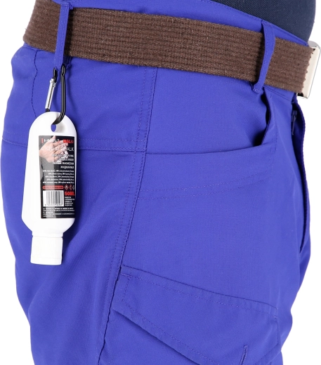 Karabinhage til fastgørelse i bælte eller rygsæk