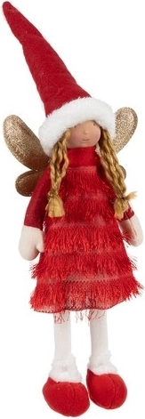 Vinterjuleoutfit i rød farve