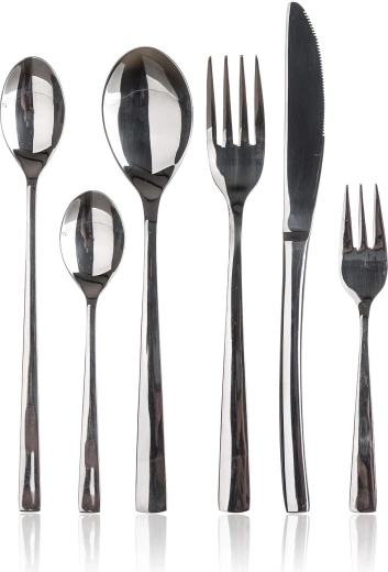 Sæt med bestik i rustfrit stål Banquet Nambo - 48 dele