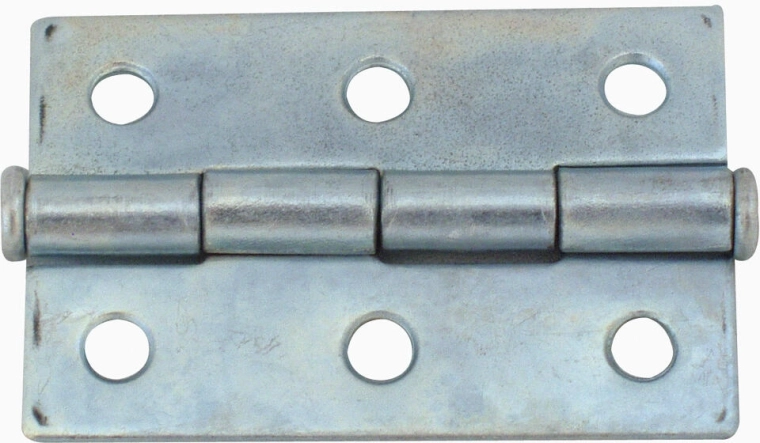 Dørhængsel 80 mm, galvaniseret