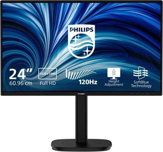 Philips monitor 24B2N3200A 23,8" IPS Full HD 120 Hz med højttalere
