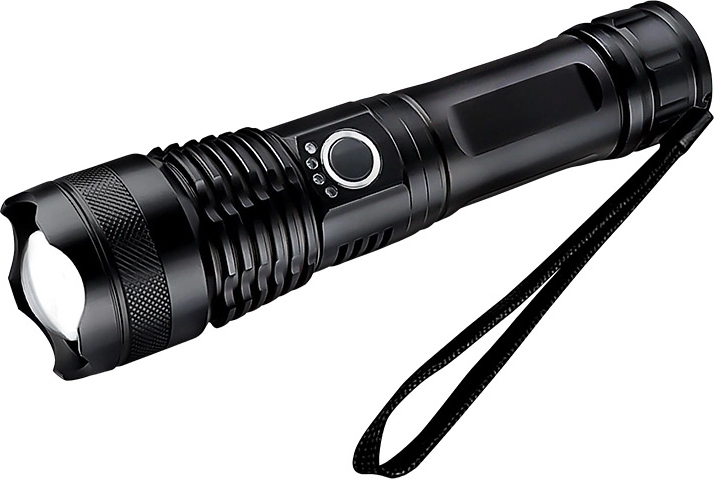 Solight LED-genopladelig lommelygte 1000 lm med zoom i gaveæske