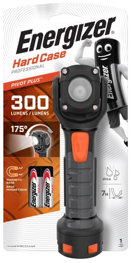 Energizer HardCase Pivot robust LED-arbejdslampe 2× AA - 1 stk.