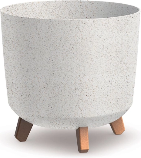 Urtepotte Gracia Tubus Eco Wood 30 cm hvid