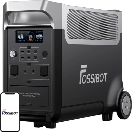 Fossibot F3600 Pro bærbar strømstation 3600 W (sort)