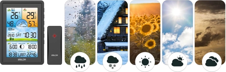 12–24 timers prognose og barometrisk trend