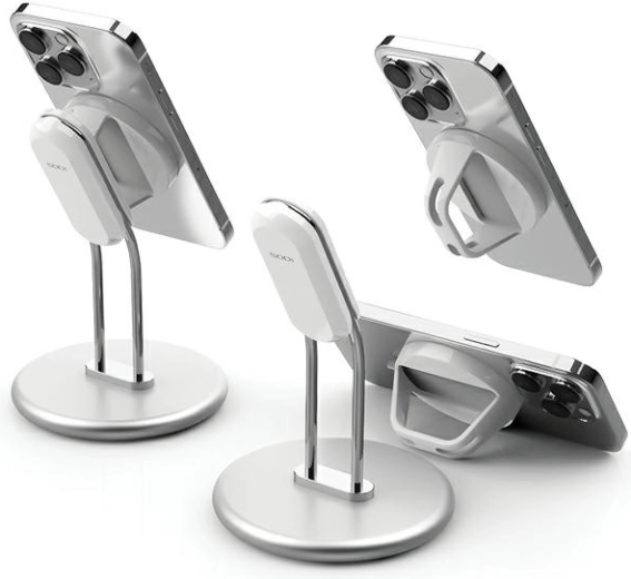 Aftagelig holder og mulighed for at indsætte original MagSafe‑oplader