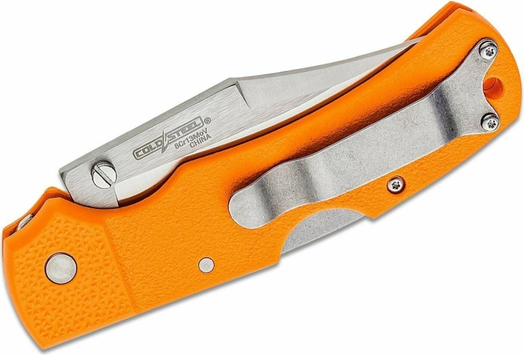 Orange GFN-håndtag, clip og hul til snor