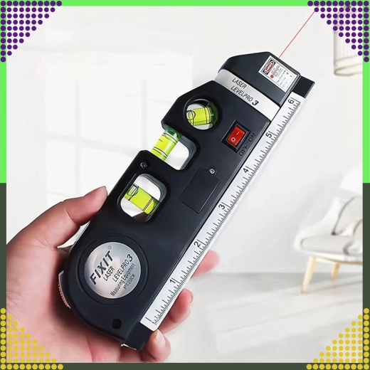 Integreret 2,5 m målebånd