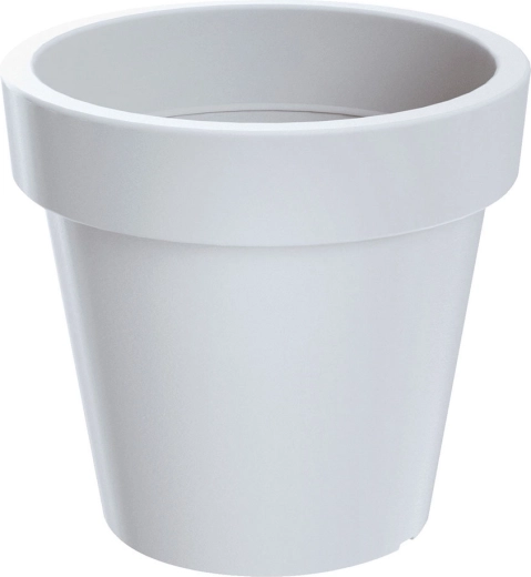 LOFLY rund blomsterpotte 29,3 cm hvid