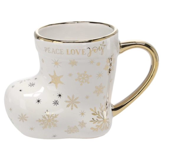 Fin porcelænsglasur og gyldne detaljer