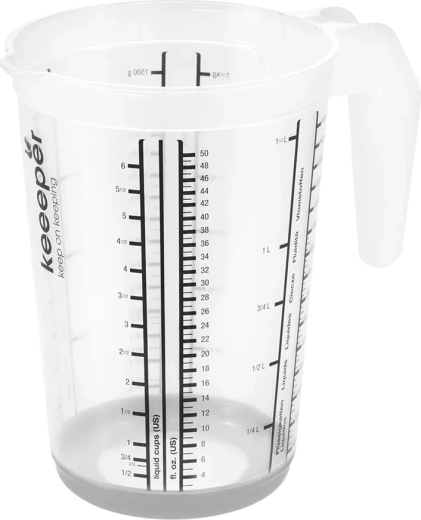 Målebæger 1,5 l Nordic Grey