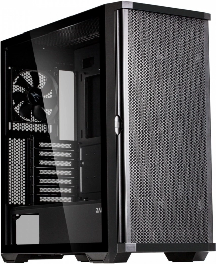 Computerkabinet ZALMAN Z10 ATX Mid Tower, sort, 4x blæser