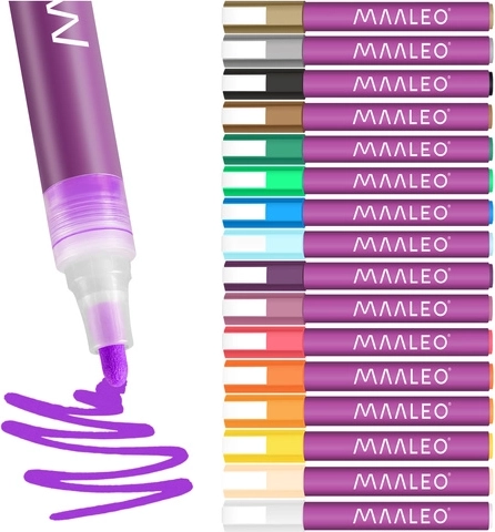 16 strålende, hurtigtørrende farver