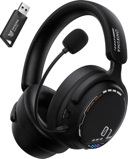 Trådløst gamingheadset Onikuma GT886 sort