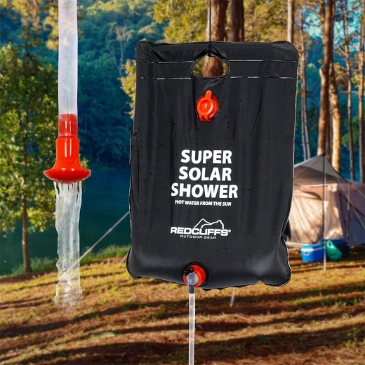 Opvarmning med solen op til ~50 °C