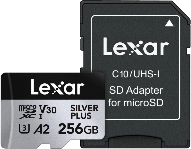 Hukommelseskort Lexar Silver Plus microSDXC 256 GB