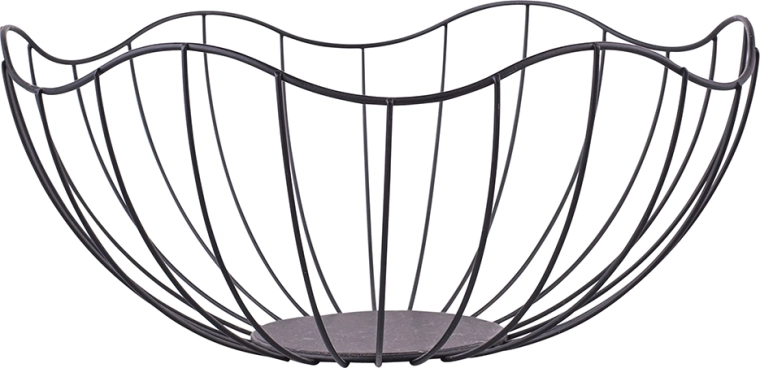 Metaltrådkurv Altom design, sort, 28 × 12 cm
