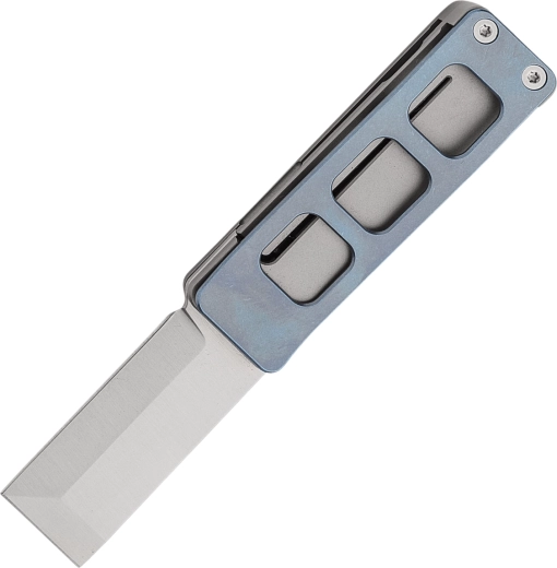 Petrified Fish Cash titan foldekniv 4,6 cm – satin, blå