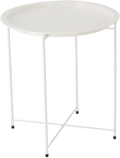 Sikker rund bakke-bordplade