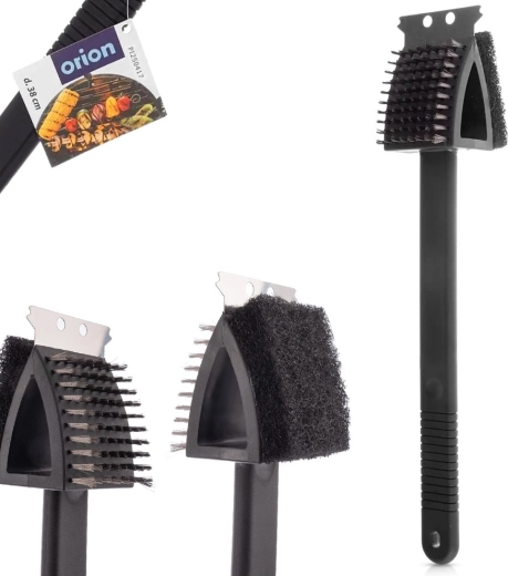 3-i-1: børste, skraber og svamp