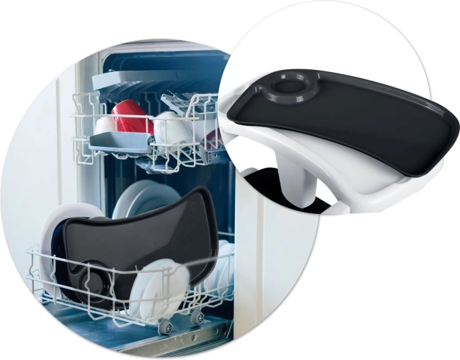 Nem rengøring: aftagelig bakke og indsats til opvaskemaskine