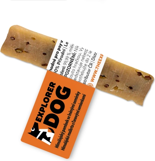 Explorer Dog himalayansk ostesnack med hørfrø (størrelse S)