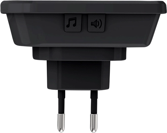 36 melodier, 4 lydstyrkeniveauer og LED-indikation