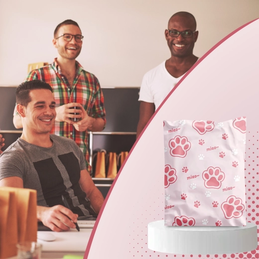 Stilfuldt kattepote-motiv