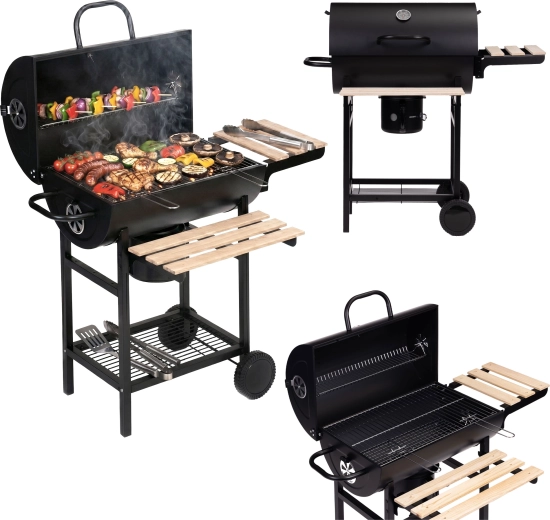 MultiGarden havegrill til trækul med låg