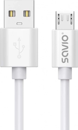 Savio USB-A til micro USB-kabel 3 m, hurtig opladning 2 A