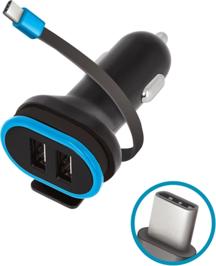 Integreret USB‑C‑kabel altid ved hånden