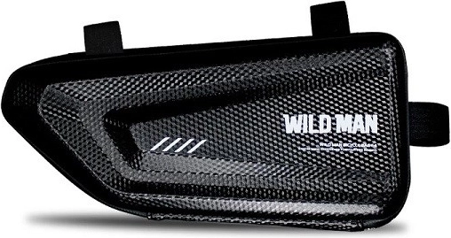 Steltaske til cykelramme WildMan 1,5 l sort