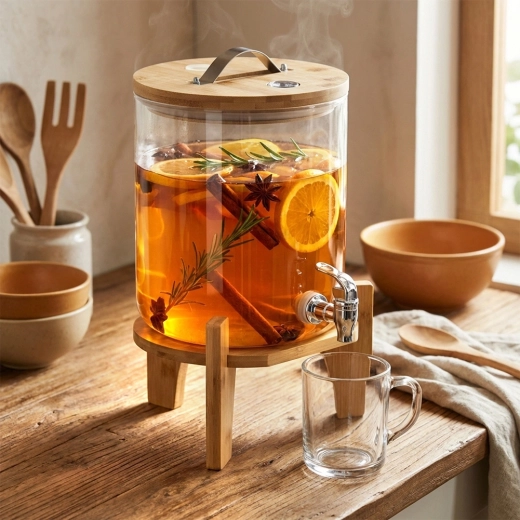 Borosilikatglas, varmebestandigt op til 100 °C