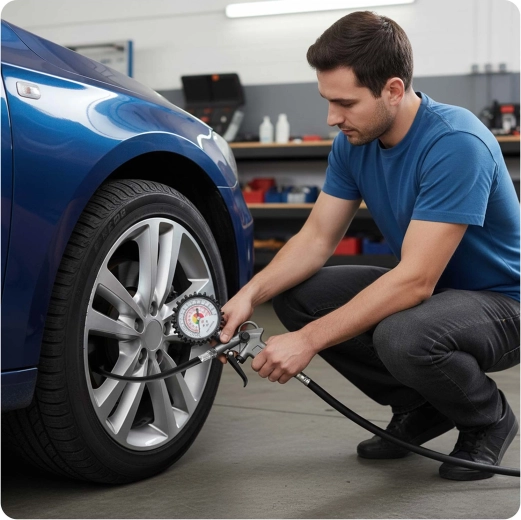 Præcis oppumpning med manometer