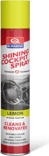 Dr. Marcus Titanium spray til rengøring af instrumentbræt med citronduft 750 ml