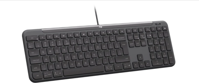 Fuld størrelse, slankt design med numerisk tastatur